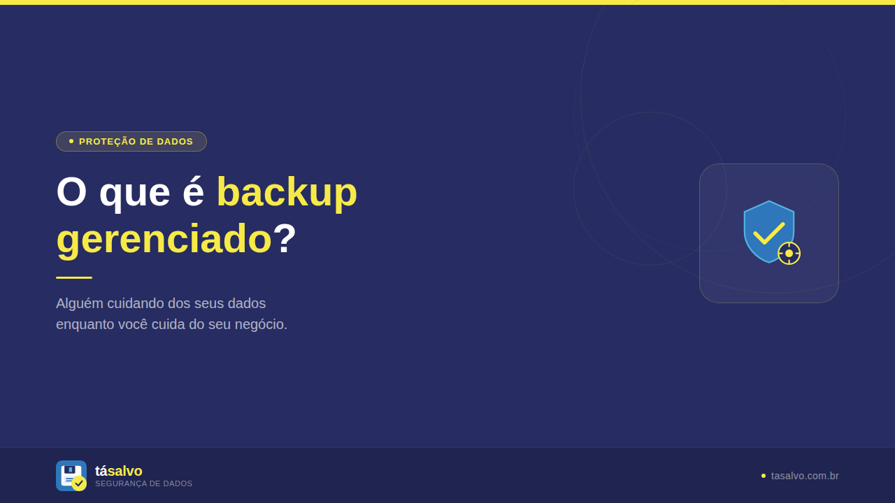 Backup Gerenciado
